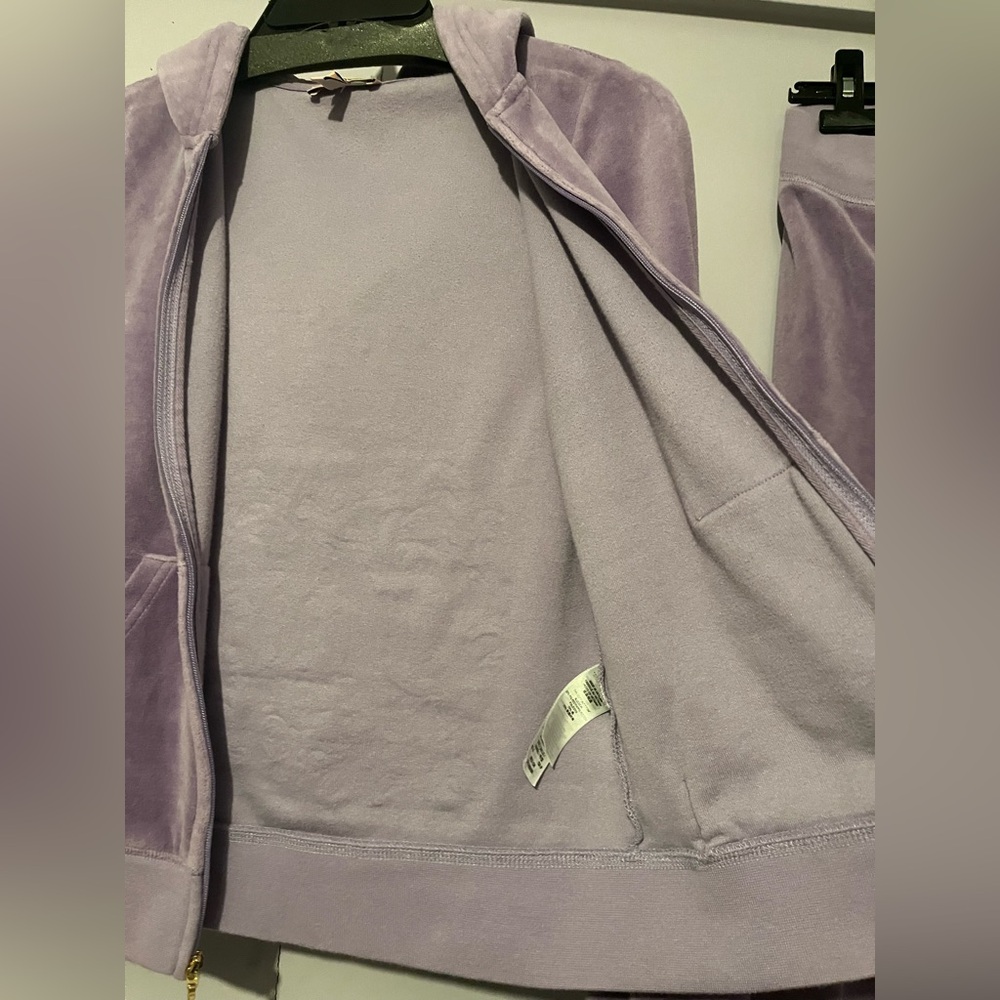 💟Vintage Juicy Couture Velour Hoodie/Pants Set Y2K💟 - Picture 5 of 12